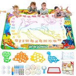 Tapete Water Doodle Jasonwell Aqua De 150 X 100 Cm Con Accesorios - Venta Internacional.