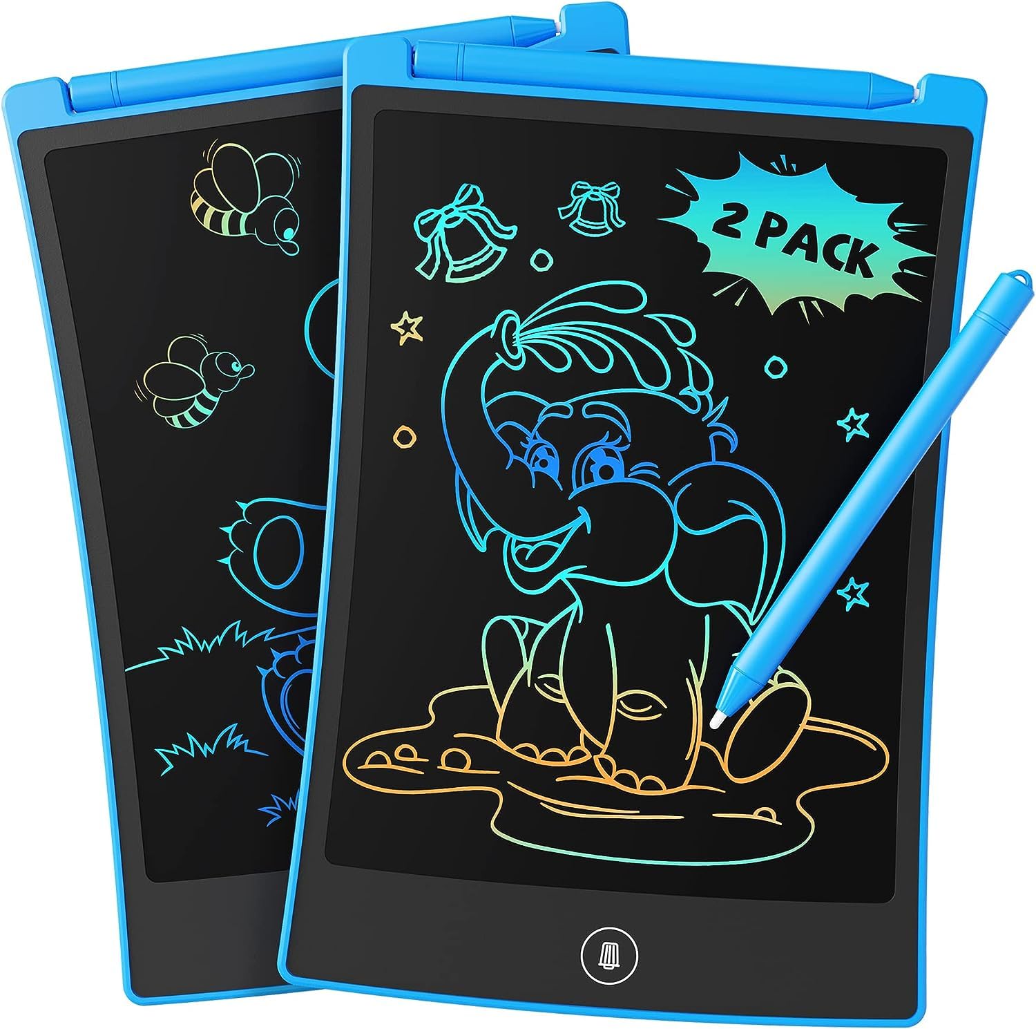Tableta De Escritura Lcd Tekfun, Pizarra Borrable Para Garabatos De 8.5 Pulgadas - Venta Internacional.