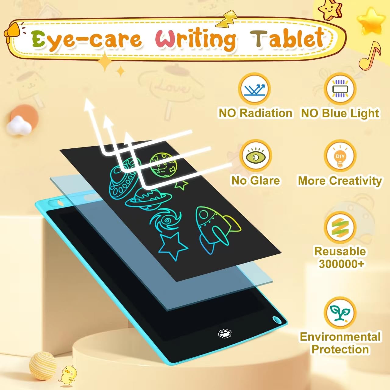 Foto 2 | Tableta De Escritura Lcd Sunlu De 8.5 Pulgadas, Paquete De 2 Para Niños Y Adultos - Venta Internacional.