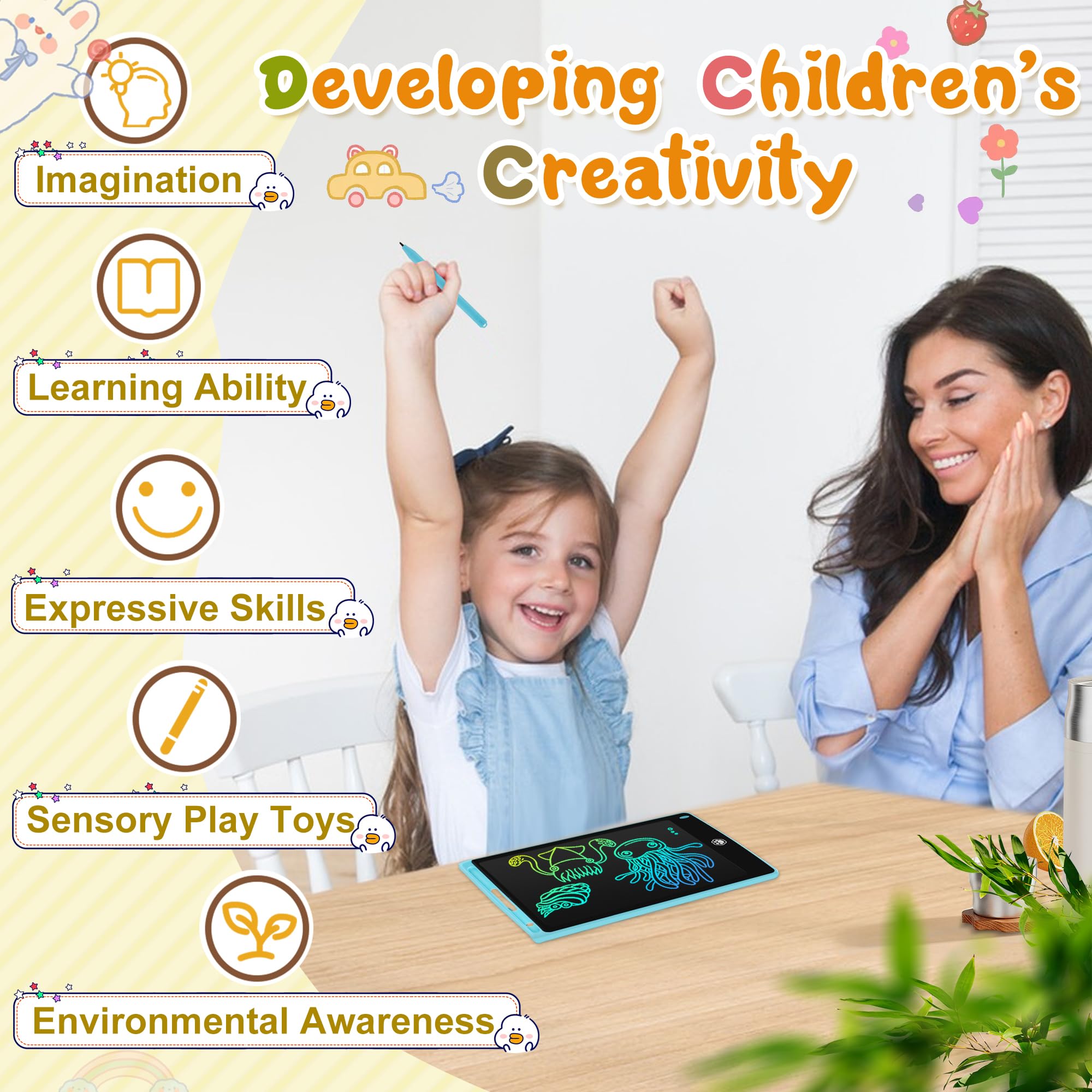 Foto 6 | Tableta De Escritura Lcd Sunlu De 8.5 Pulgadas, Paquete De 2 Para Niños Y Adultos - Venta Internacional.