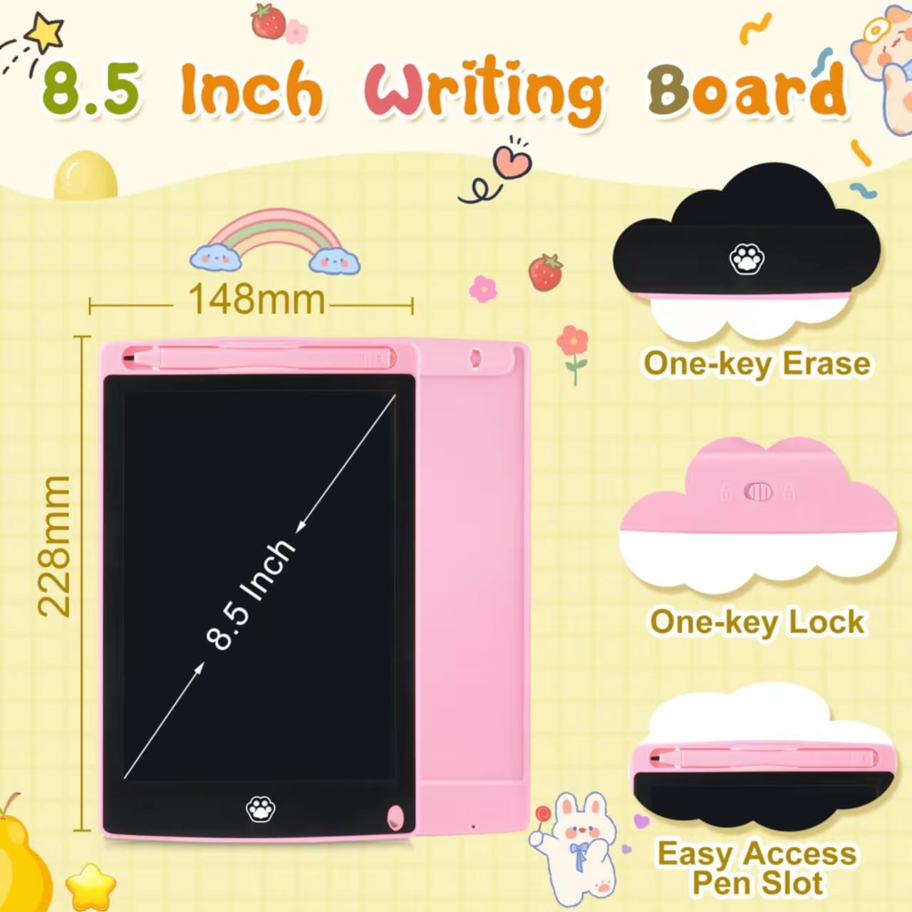 Foto 7 | Tableta De Escritura Lcd Sunlu De 8.5 Pulgadas, Paquete De 2 Para Niños Y Adultos - Venta Internacional.