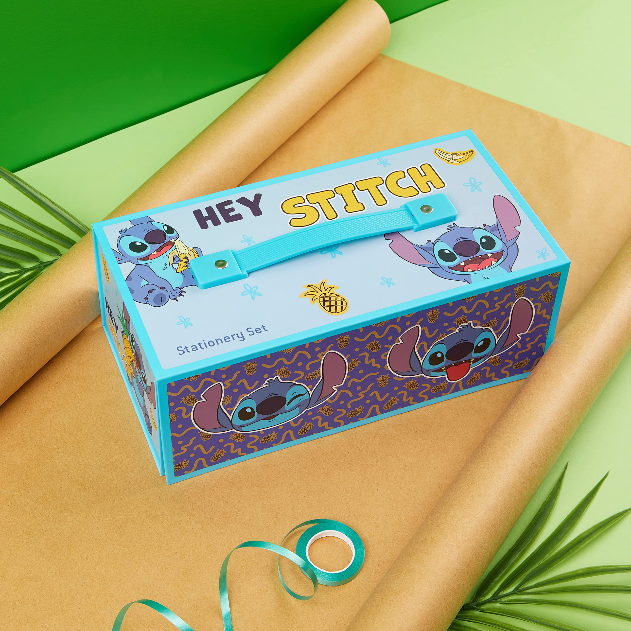Foto 3 pulgar | Juego De Lápices De Colores Disney Stitch Para Niños Con Caja De Arte, Más De 30 Unidades - Venta Internacional.