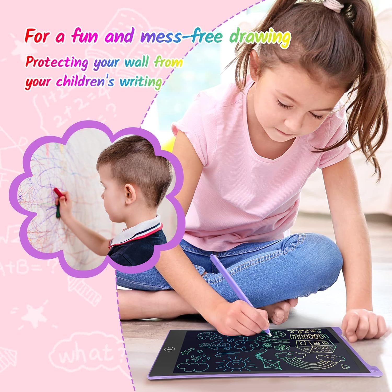 Foto 6 pulgar | Tableta De Escritura Lcd Tecjoe De 10 Pulgadas, Paquete De 2 Para Niños De 3 A 8 Años - Venta Internacional.