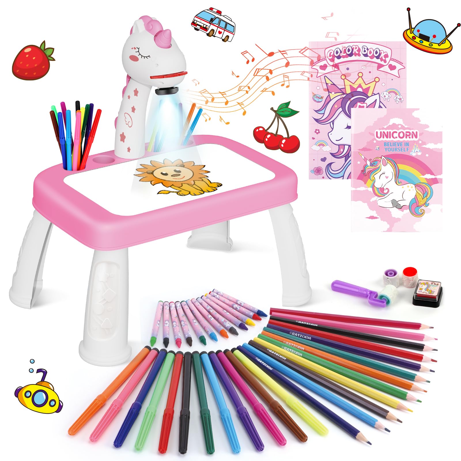 Foto 2 pulgar | Proyector De Dibujo Wakeinsa Para Niños Con Tablero De Dibujo Y Más - Venta Internacional.