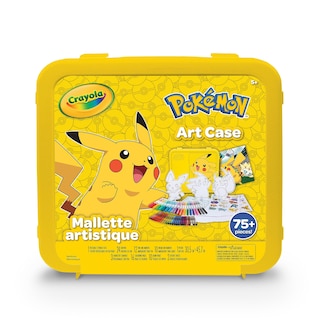 Foto 1 | Set Para Dibujar Y Colorear, Estuche Crayola Pokémon Art, 75 Piezas - Venta Internacional.