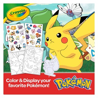 Foto 3 | Set Para Dibujar Y Colorear, Estuche Crayola Pokémon Art, 75 Piezas - Venta Internacional.