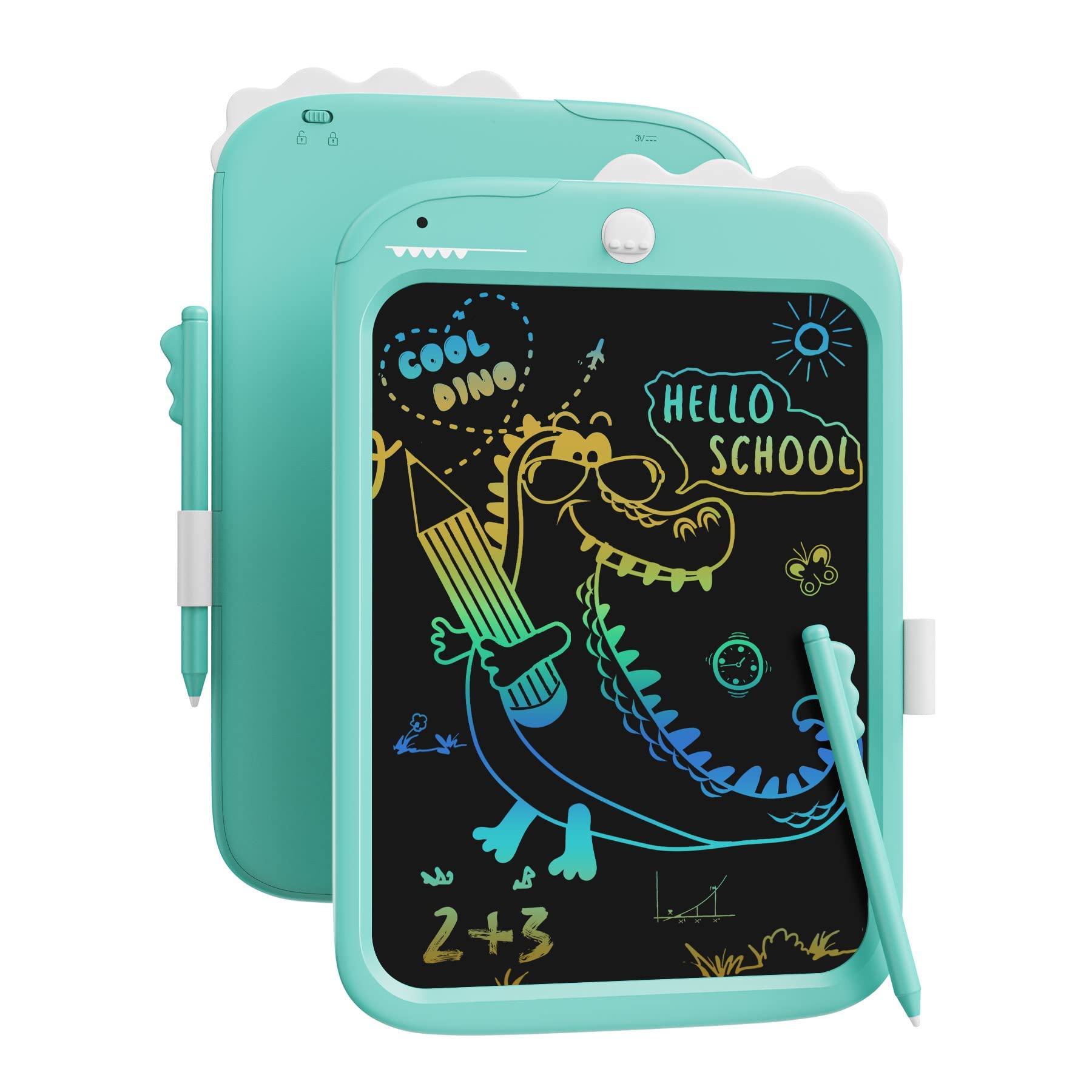 Tableta De Escritura Lcd Kikapabi Dinosaur Toy De 10 Pulgadas, Azul - Venta Internacional. $603