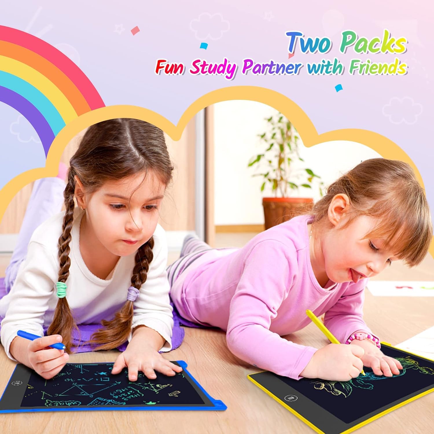 Foto 7 pulgar | Tableta de Escritura Lcd Tecjoe de 10 Pulgadas Paquete de 2 Unidades para Niños - Venta Internacional