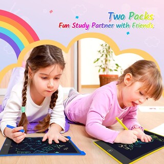 Foto 6 | Tableta de Escritura Lcd Tecjoe de 10 Pulgadas Paquete de 2 Unidades para Niños - Venta Internacional