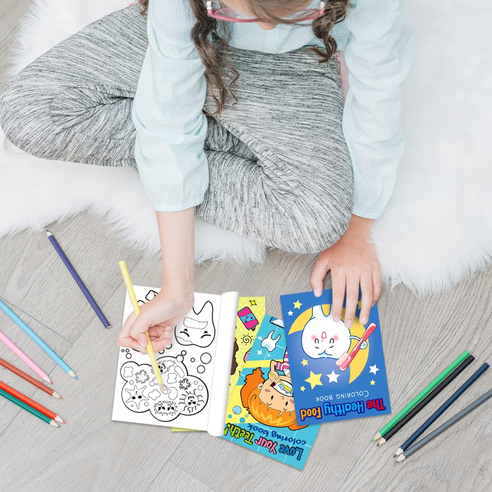 Foto 5 pulgar | Libro Para Colorear Artcreativity Dental, 20 Paquetes De 5 X 7 Para Niños Mayores De 3 Años - Venta Internacional.