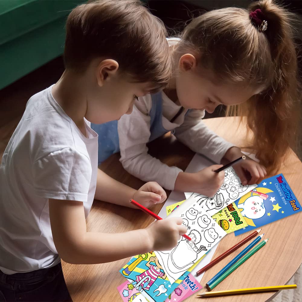 Foto 5 | Libro Para Colorear Artcreativity Dental, 20 Paquetes De 5 X 7 Para Niños Mayores De 3 Años - Venta Internacional.