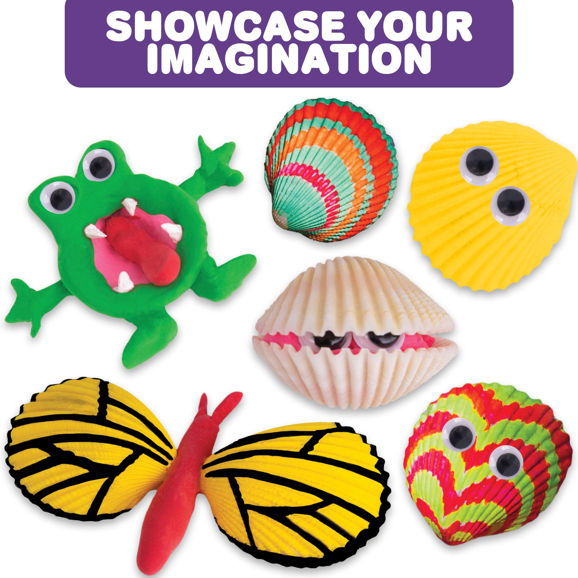 Foto 4 pulgar | Kit De Pintura De Conchas Marinas Artcreativity Para Niños Con 12 Conchas Marinas - Venta Internacional.