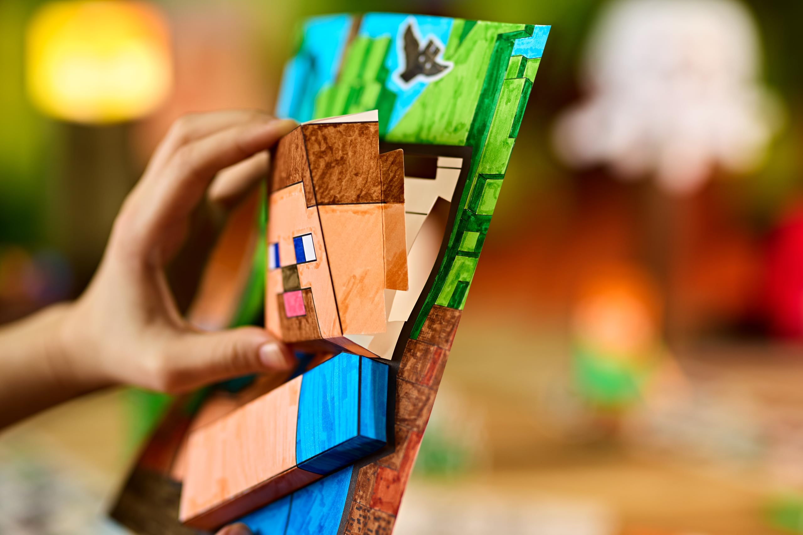 Foto 5 pulgar | Set De Arte Crayola Minecraft Pops 3d Con Libro Para Colorear De Más De 6 Años - Venta Internacional.