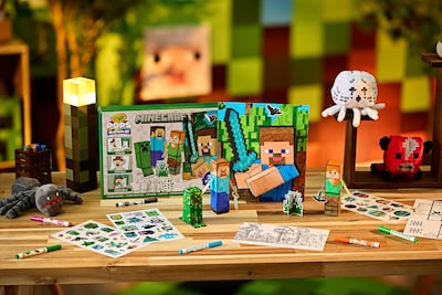 Foto 6 | Set De Arte Crayola Minecraft Pops 3d Con Libro Para Colorear De Más De 6 Años - Venta Internacional.
