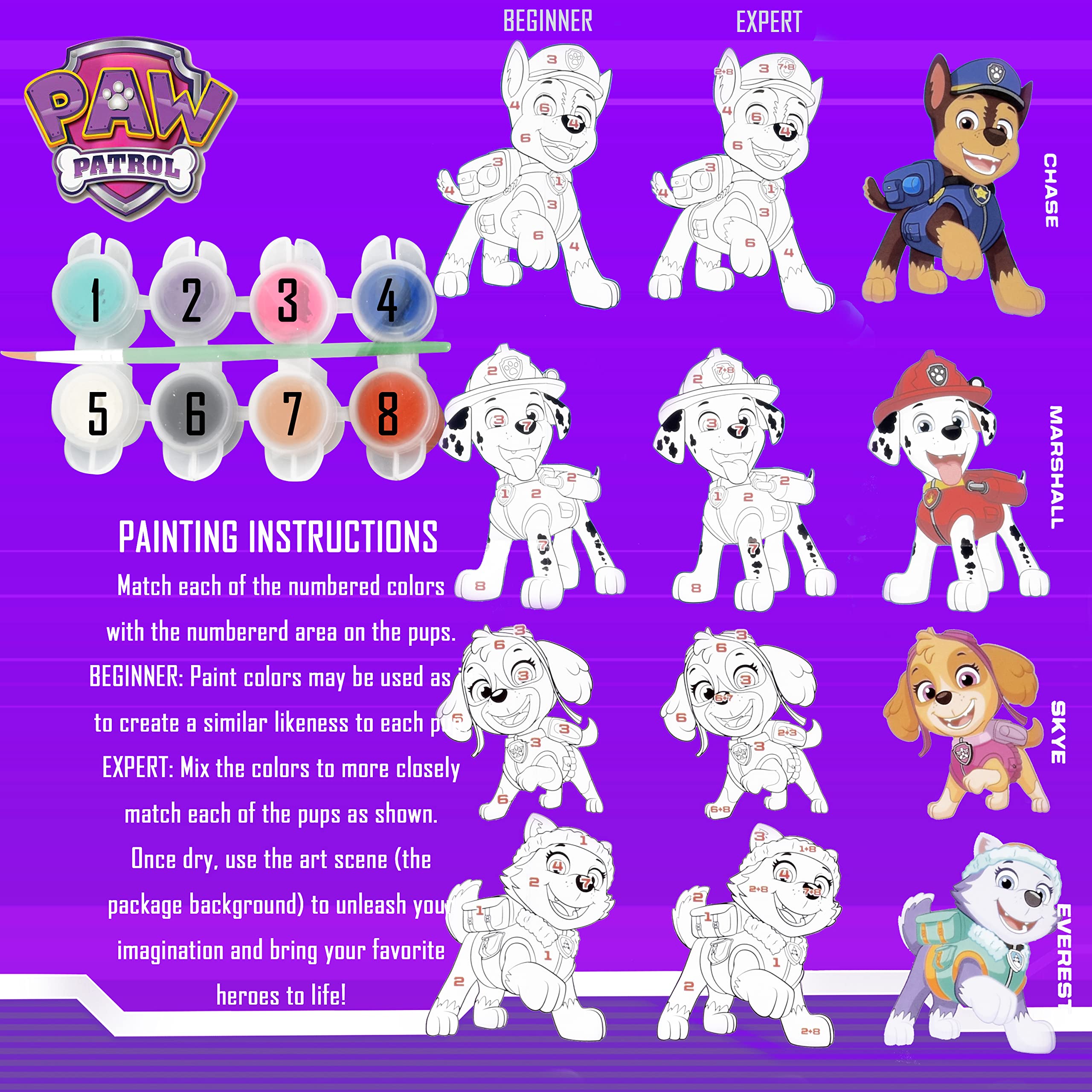Foto 4 pulgar | Set Art Craft Paw Patrol: Pinta Tus Propias Figuras - Venta Internacional.