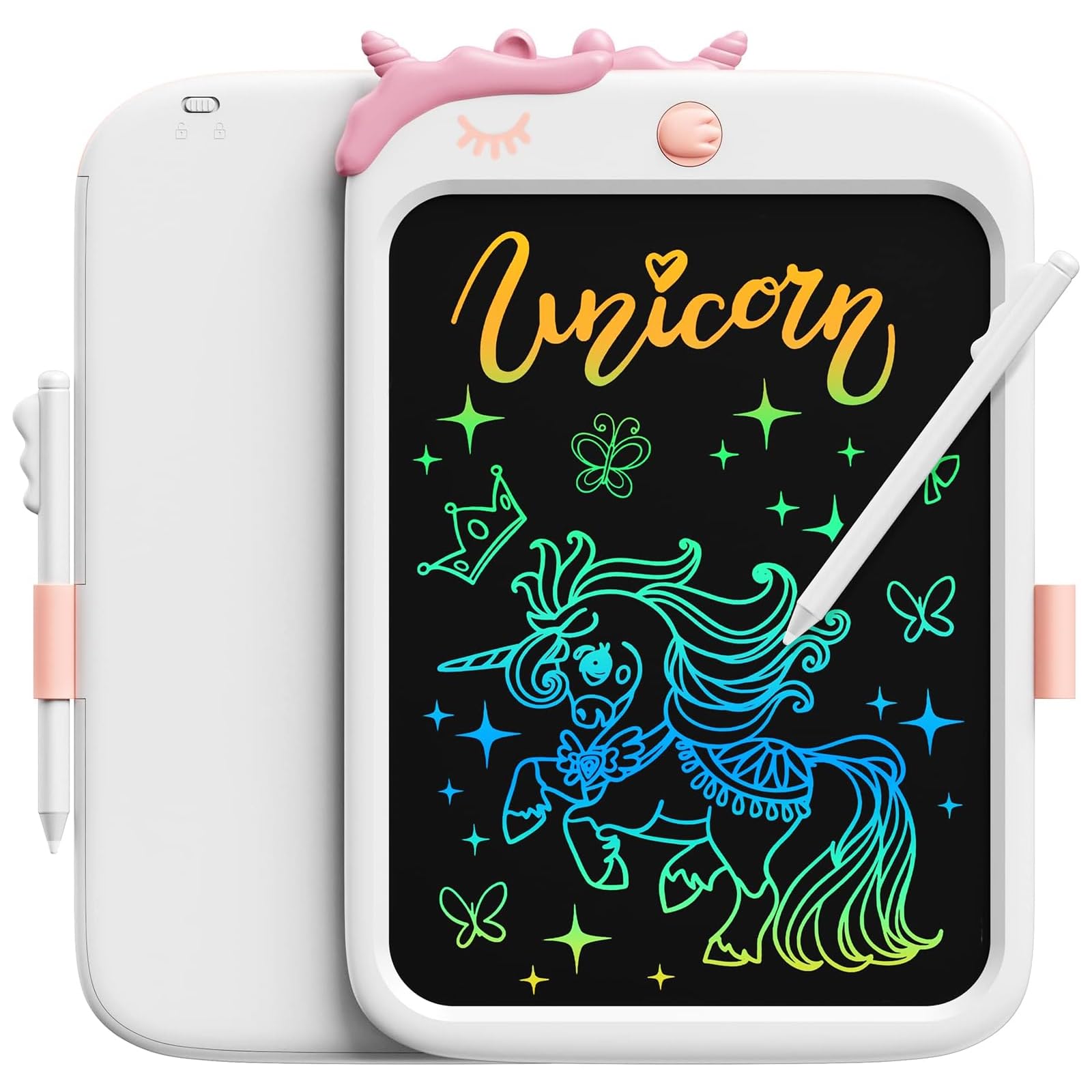 Foto 2 pulgar | Tableta De Escritura Lcd Bravokids De 10 Pulgadas Para Niños Unicorn - Venta Internacional.