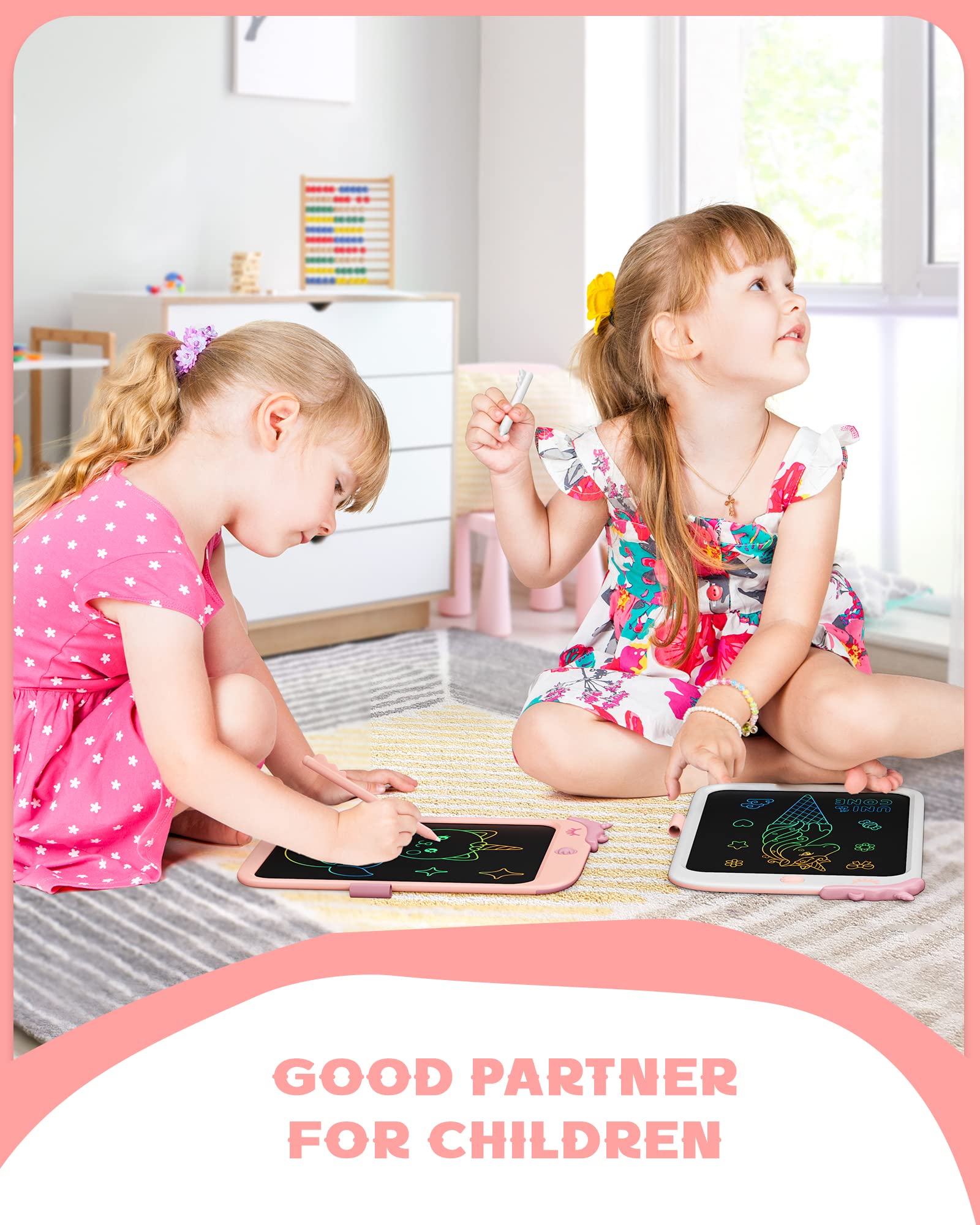 Foto 7 pulgar | Tableta De Escritura Lcd Bravokids De 10 Pulgadas Para Niños Unicorn - Venta Internacional.