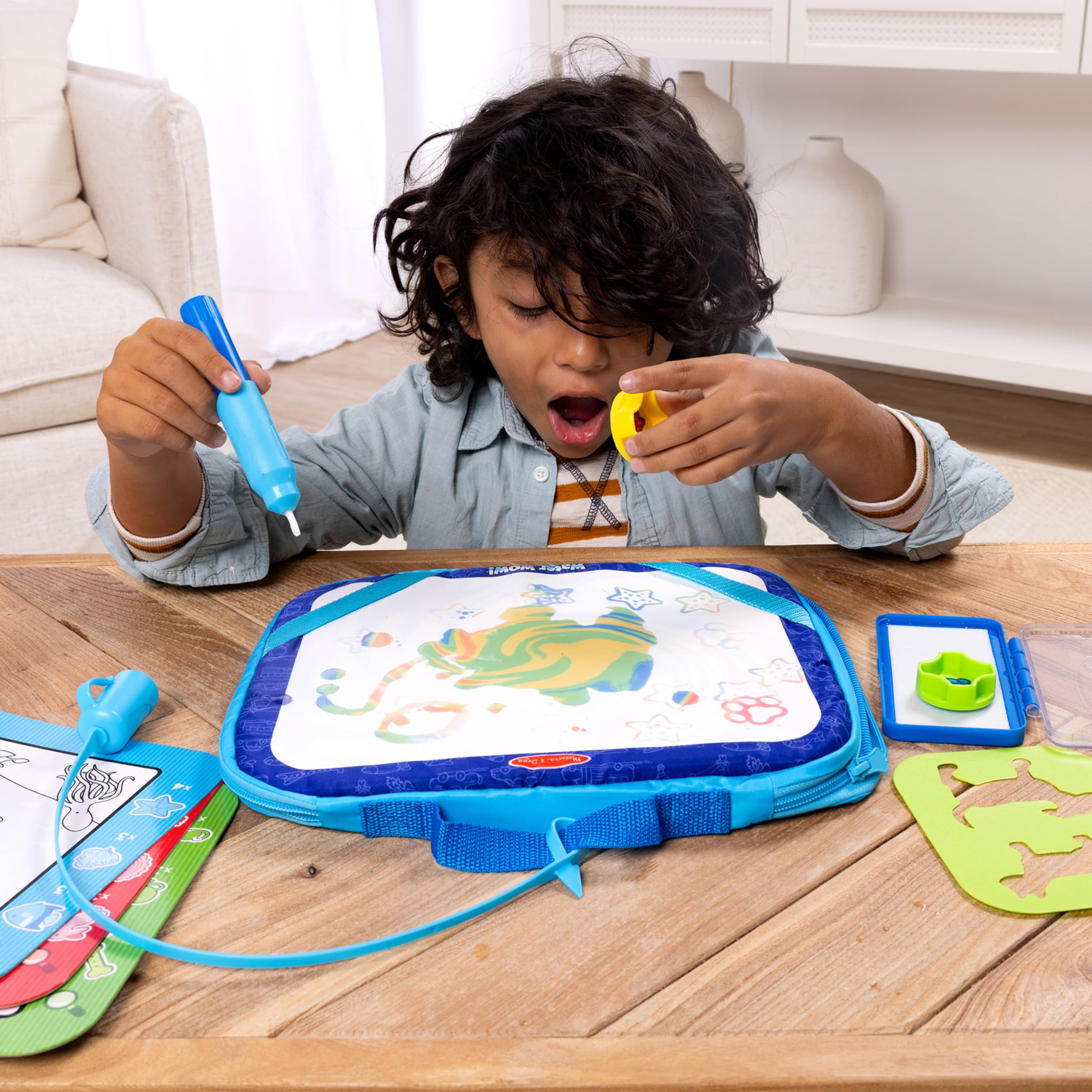 Foto 4 pulgar | Set De Dibujo Melissa & Doug Water Wow! Llévate Más De 3 Años - Venta Internacional.