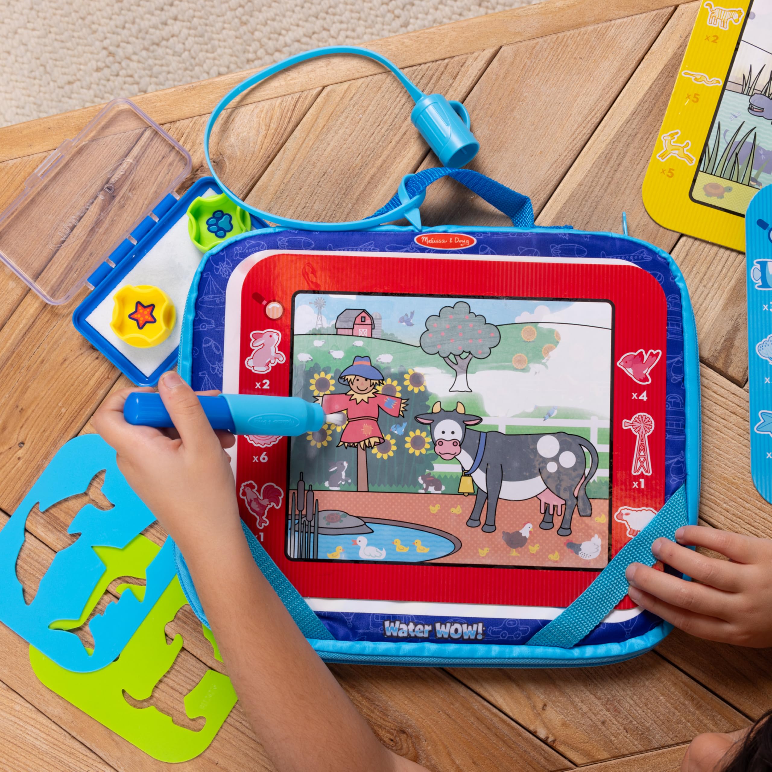 Foto 5 | Set De Dibujo Melissa & Doug Water Wow! Llévate Más De 3 Años - Venta Internacional.