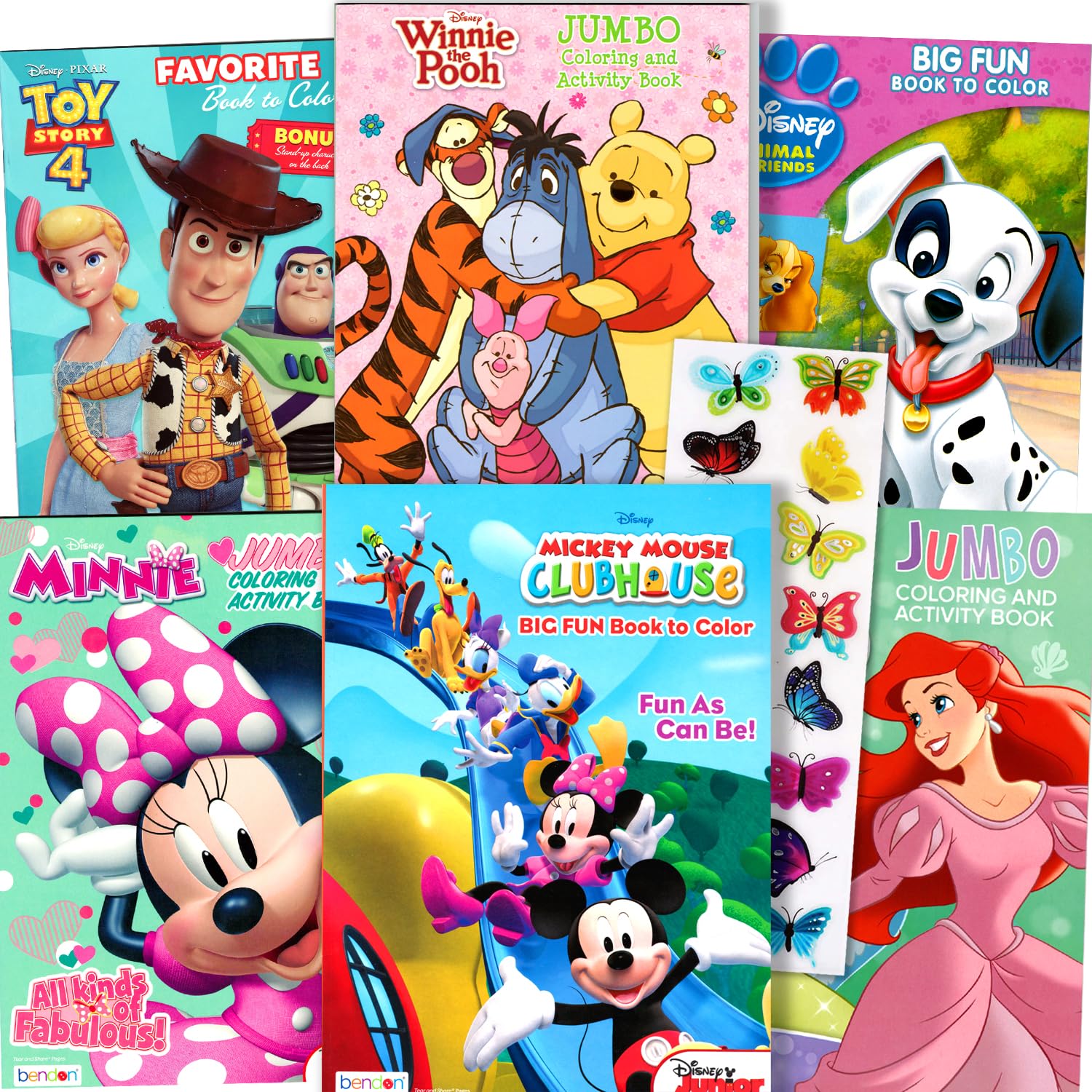 Foto 2 pulgar | Paquete De Libros Para Colorear Y Actividades Disney Classics Kids - Venta Internacional.