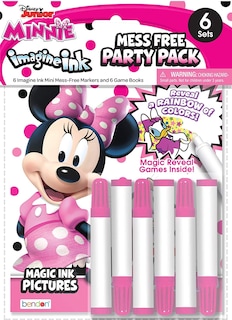 Foto 3 | Juego de Libros para Colorear Disney Minnie Mouse y Mickey Mouse 12 Piezas + Calcomanías - Venta Internacional