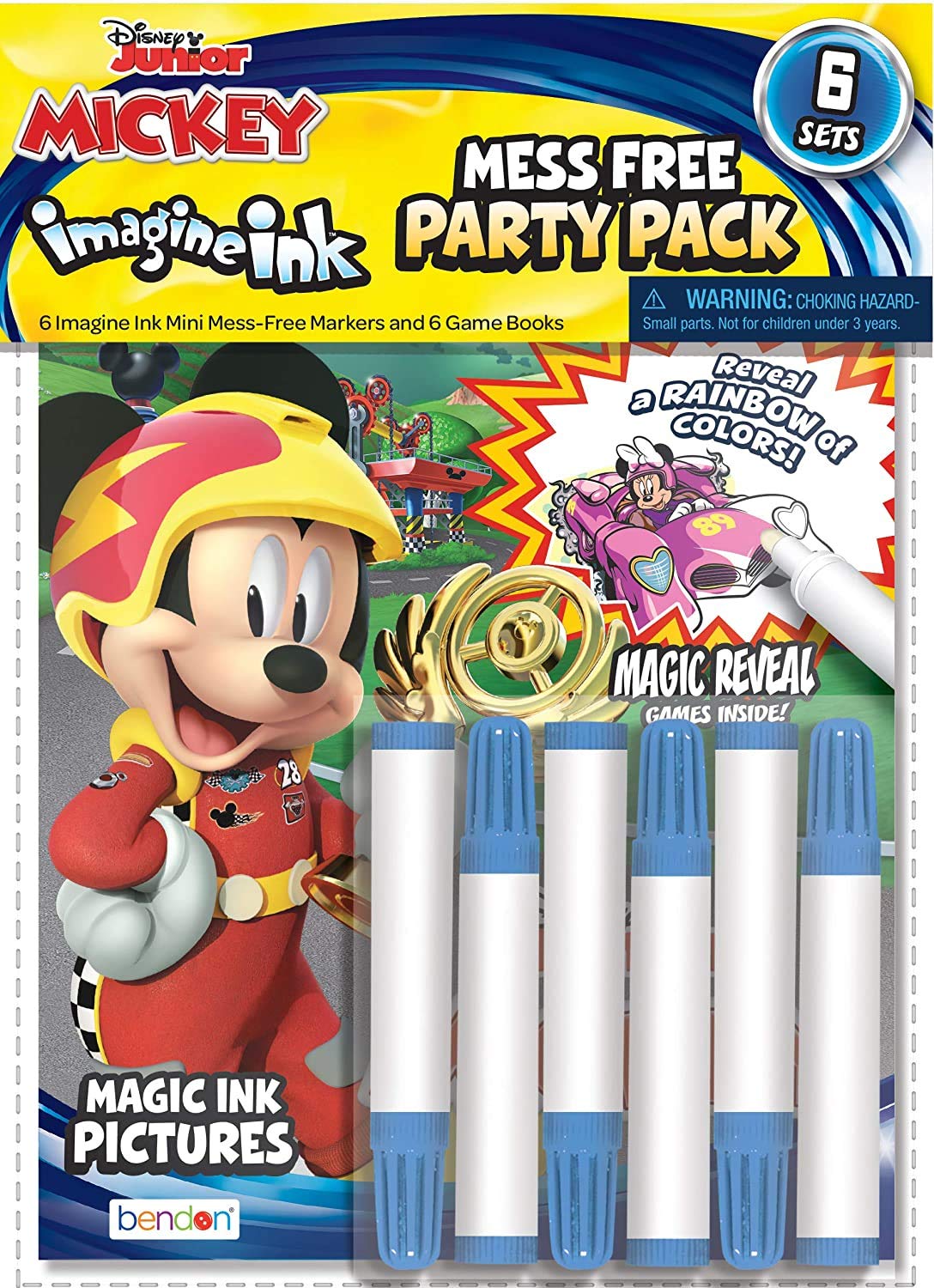 Foto 5 pulgar | Juego de Libros para Colorear Disney Minnie Mouse y Mickey Mouse 12 Piezas + Calcomanías - Venta Internacional