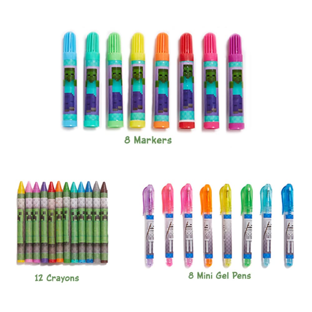 Foto 6 pulgar | Set De Actividades Con Diseños Innovadores Para Niños De Minecraft Con Funda De Hojalata - Venta Internacional.