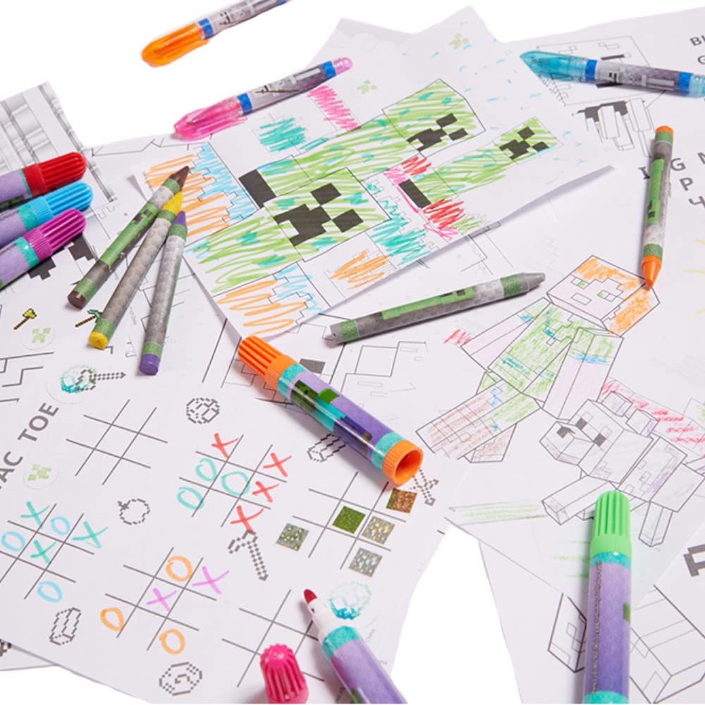 Foto 7 pulgar | Set De Actividades Con Diseños Innovadores Para Niños De Minecraft Con Funda De Hojalata - Venta Internacional.