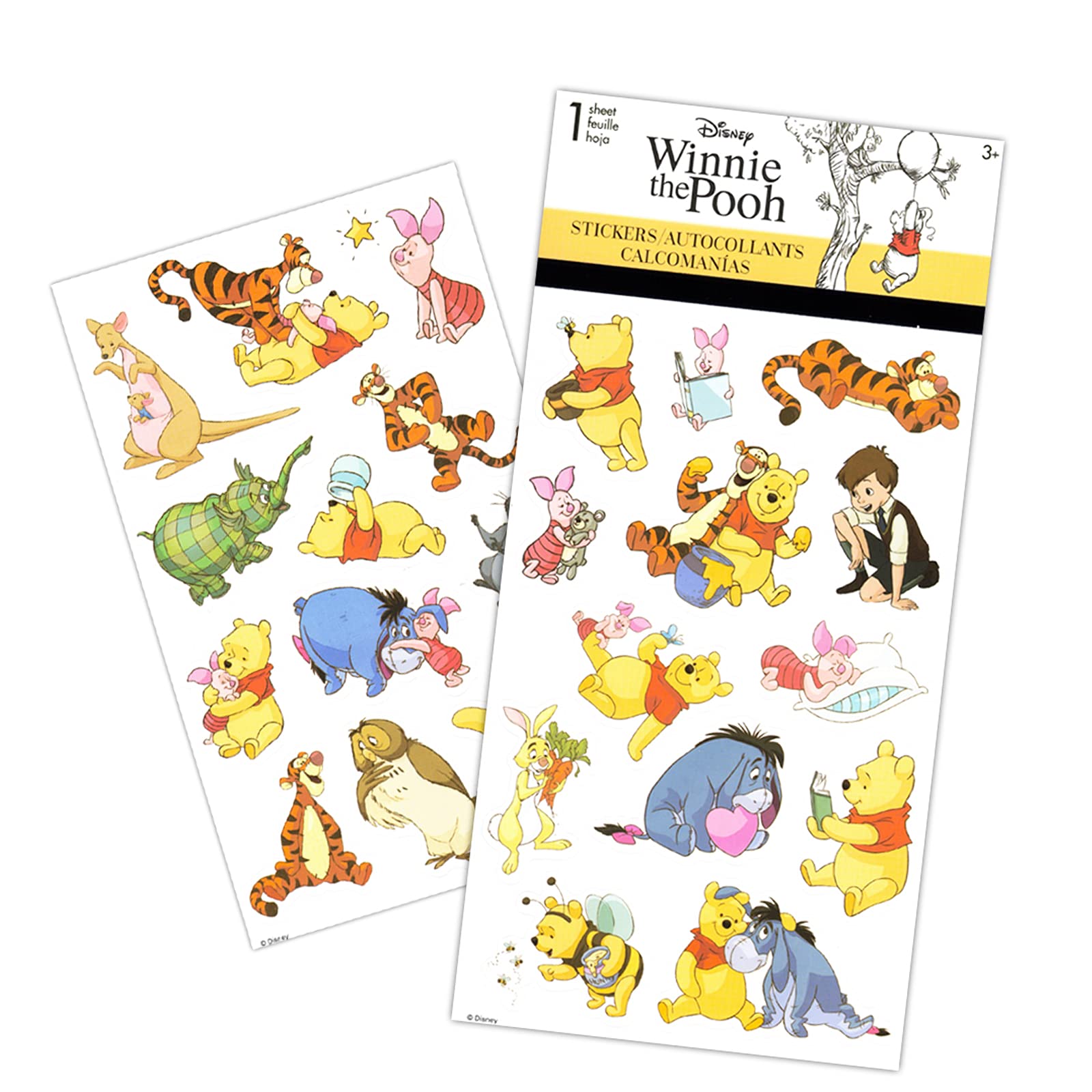 Foto 3 pulgar | Libro Para Colorear Disney Winnie The Pooh Con Pegatinas, 80 Páginas - Venta Internacional.