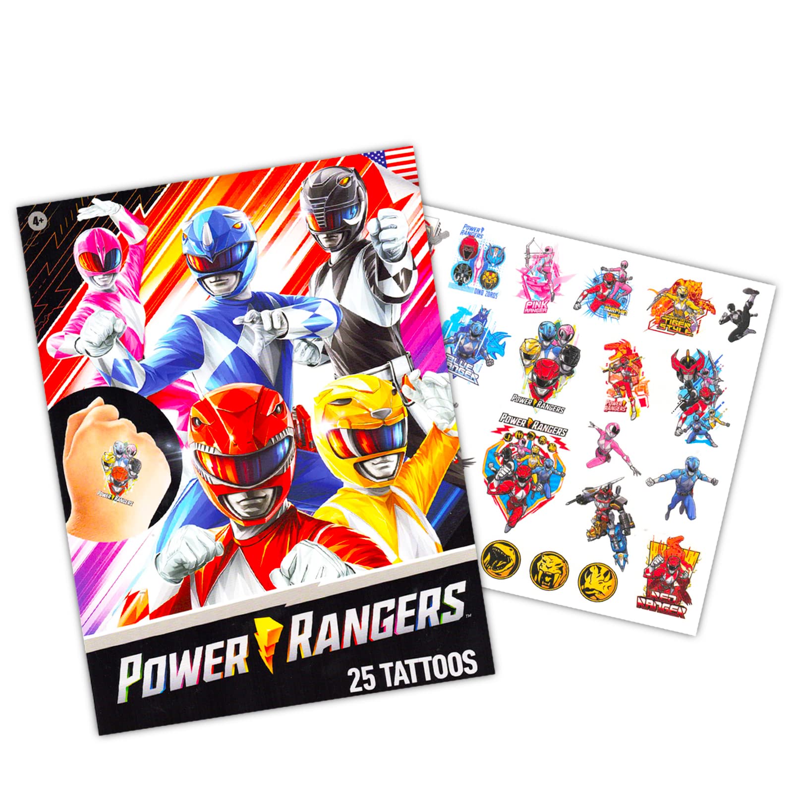 Foto 4 pulgar | Set De Libros Para Colorear Power Rangers 2 Con Pegatinas - Venta Internacional.