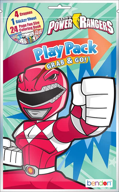 Foto 5 pulgar | Set De Libros Para Colorear Power Rangers 2 Con Pegatinas - Venta Internacional.
