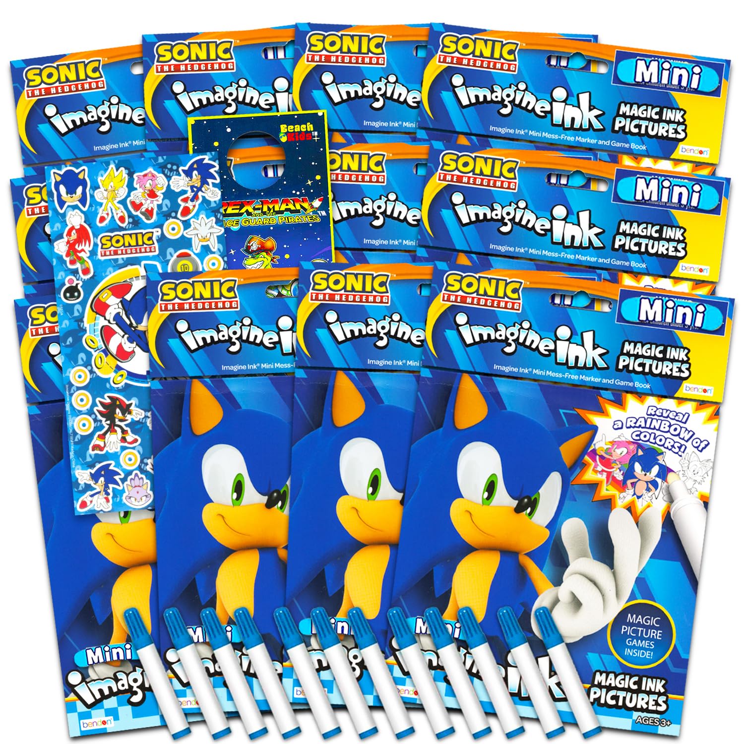 Foto 1 | Set de Libros para Colorear Sonic The Hedgehog - Venta Internacional