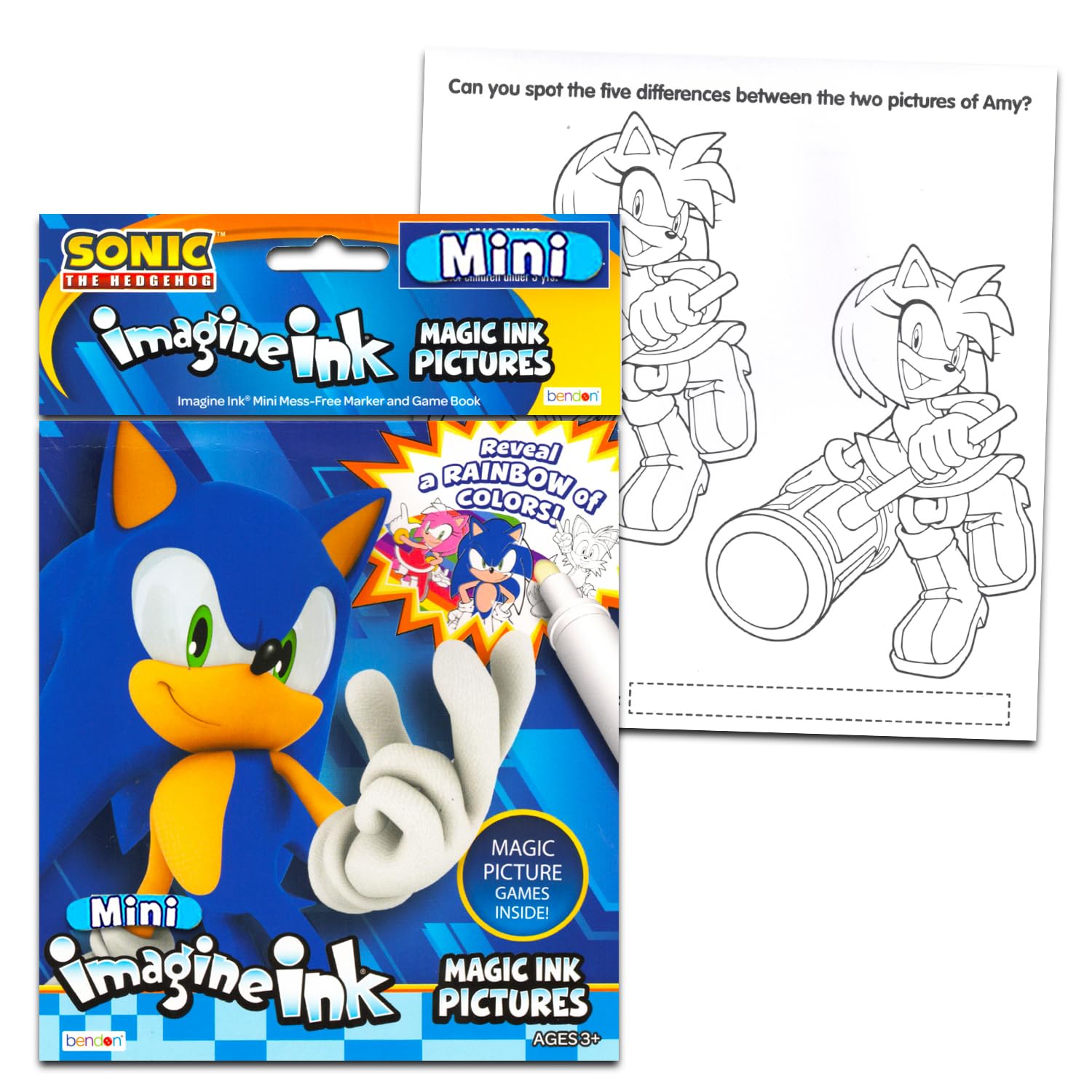 Foto 2 | Set de Libros para Colorear Sonic The Hedgehog - Venta Internacional