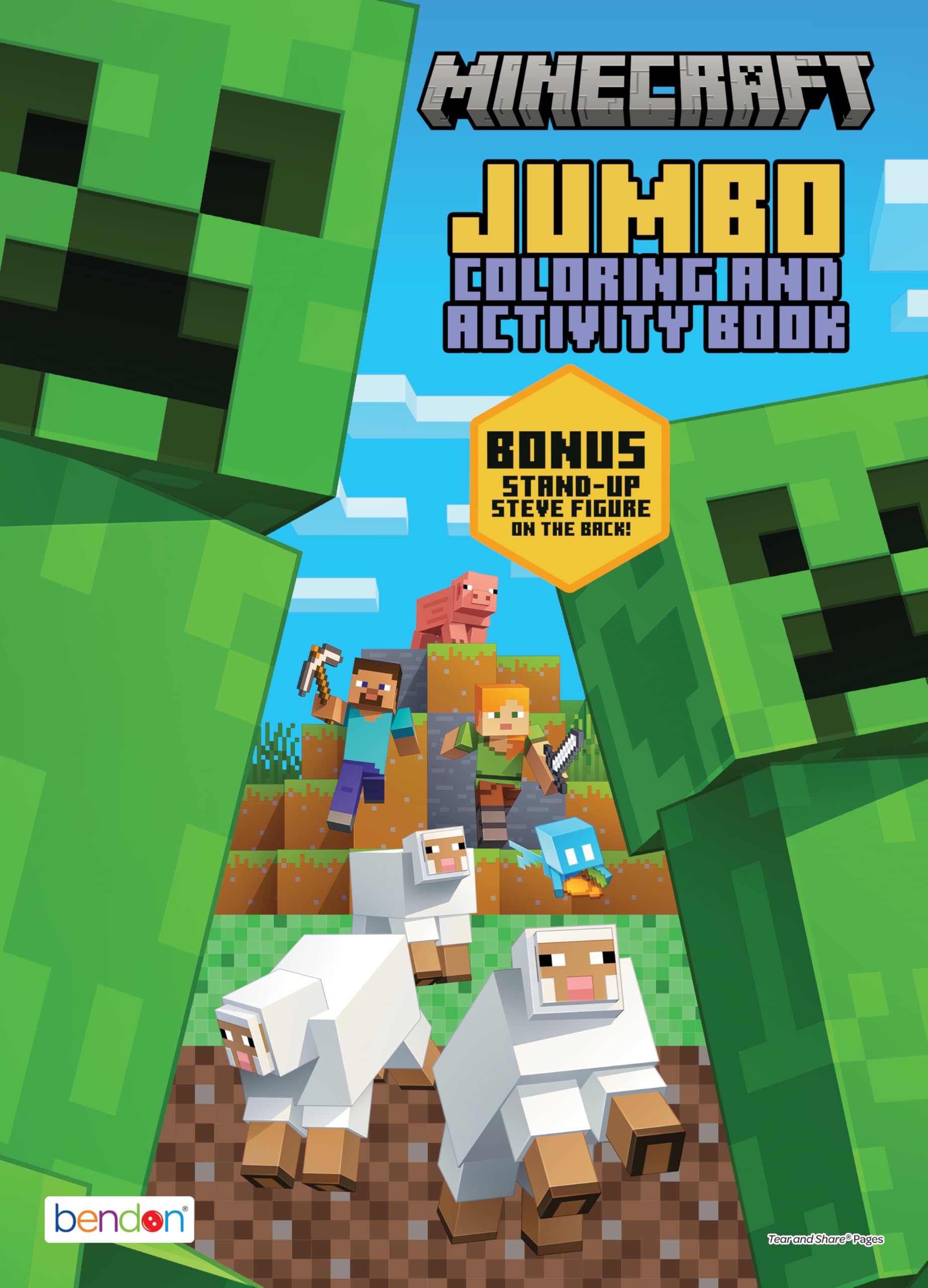Foto 3 pulgar | Libro Para Colorear Bendon Minecraft De 80 Páginas Con Licencia Oficial - Venta Internacional.