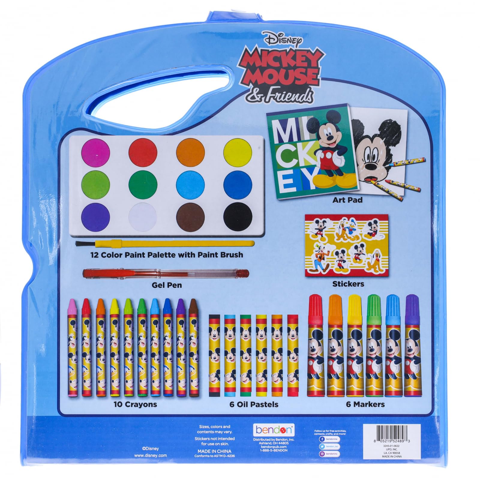 Foto 3 pulgar | Bolsa Disney Kids Art, Azul - Venta Internacional.
