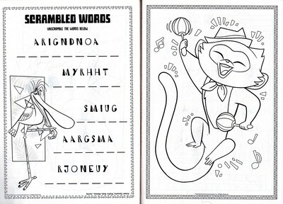 Foto 3 | Libros Para Colorear Y Actividades Vivo Jumbo Con Pegatinas De Premios - Venta Internacional.