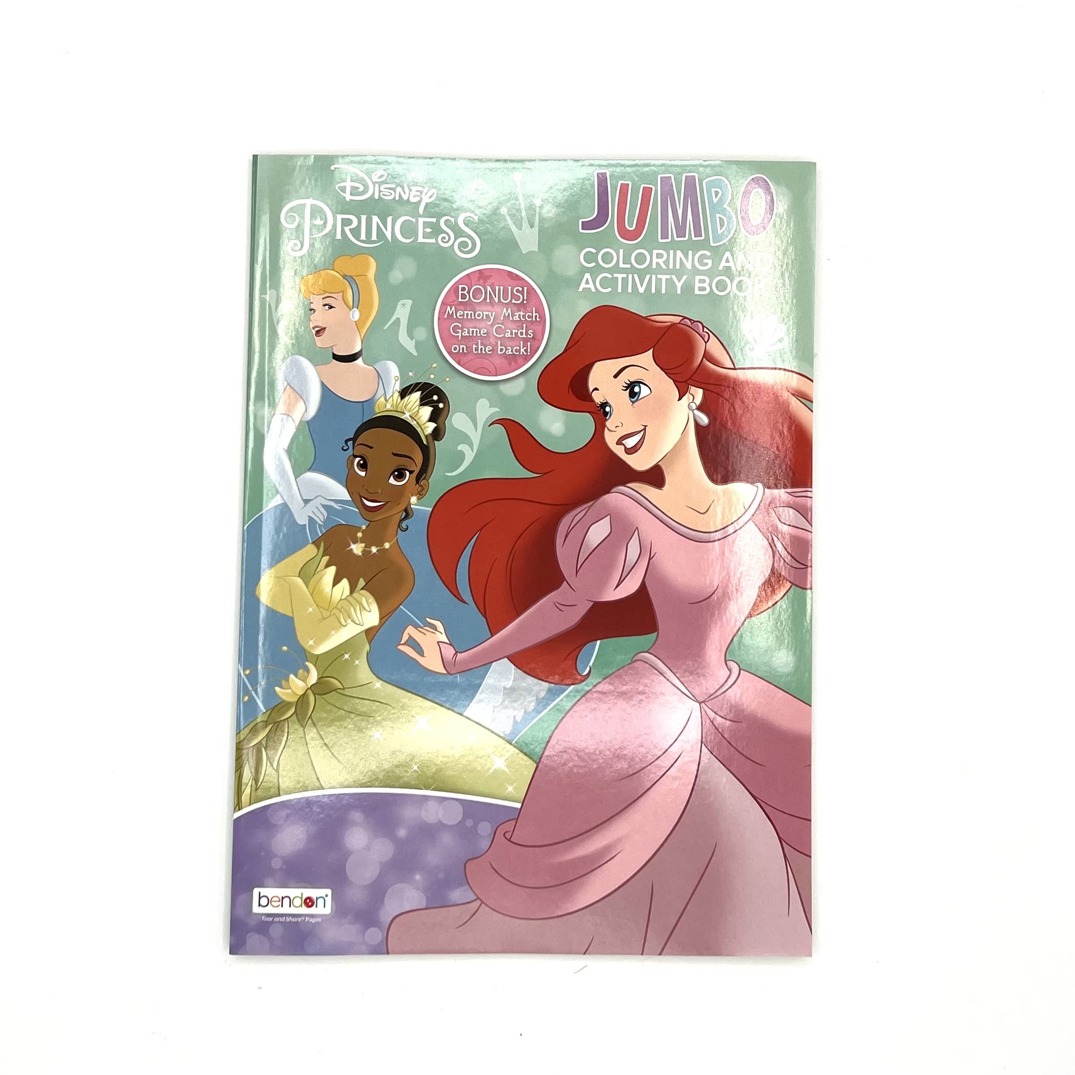 Foto 3 pulgar | Libro Para Colorear Disney Princess Little Mermaid Cenicienta - Venta Internacional.