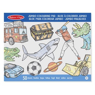 Foto 1 | Libro Para Colorear Melissa & Doug Jumbo, Azul, 50 Páginas, Más De 3 Años - Venta Internacional.
