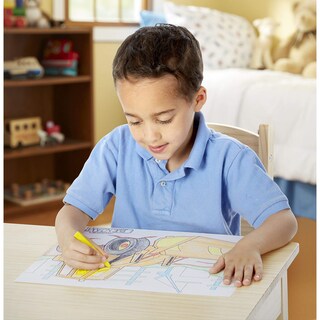 Foto 2 | Libro Para Colorear Melissa & Doug Jumbo, Azul, 50 Páginas, Más De 3 Años - Venta Internacional.