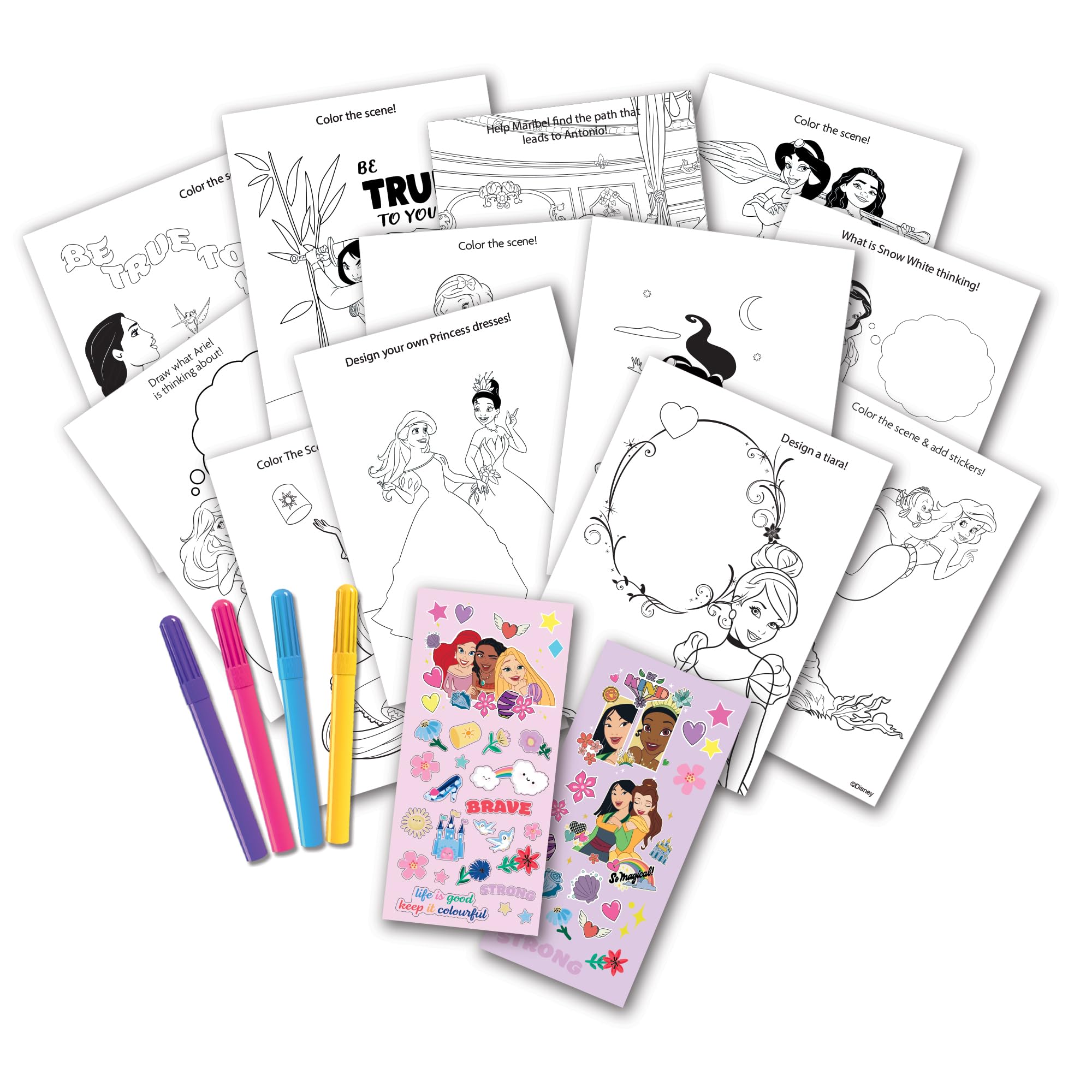 Foto 3 pulgar | Kit De Actividades Tara Toys Princess Stow & Go Con 12 Hojas - Venta Internacional.