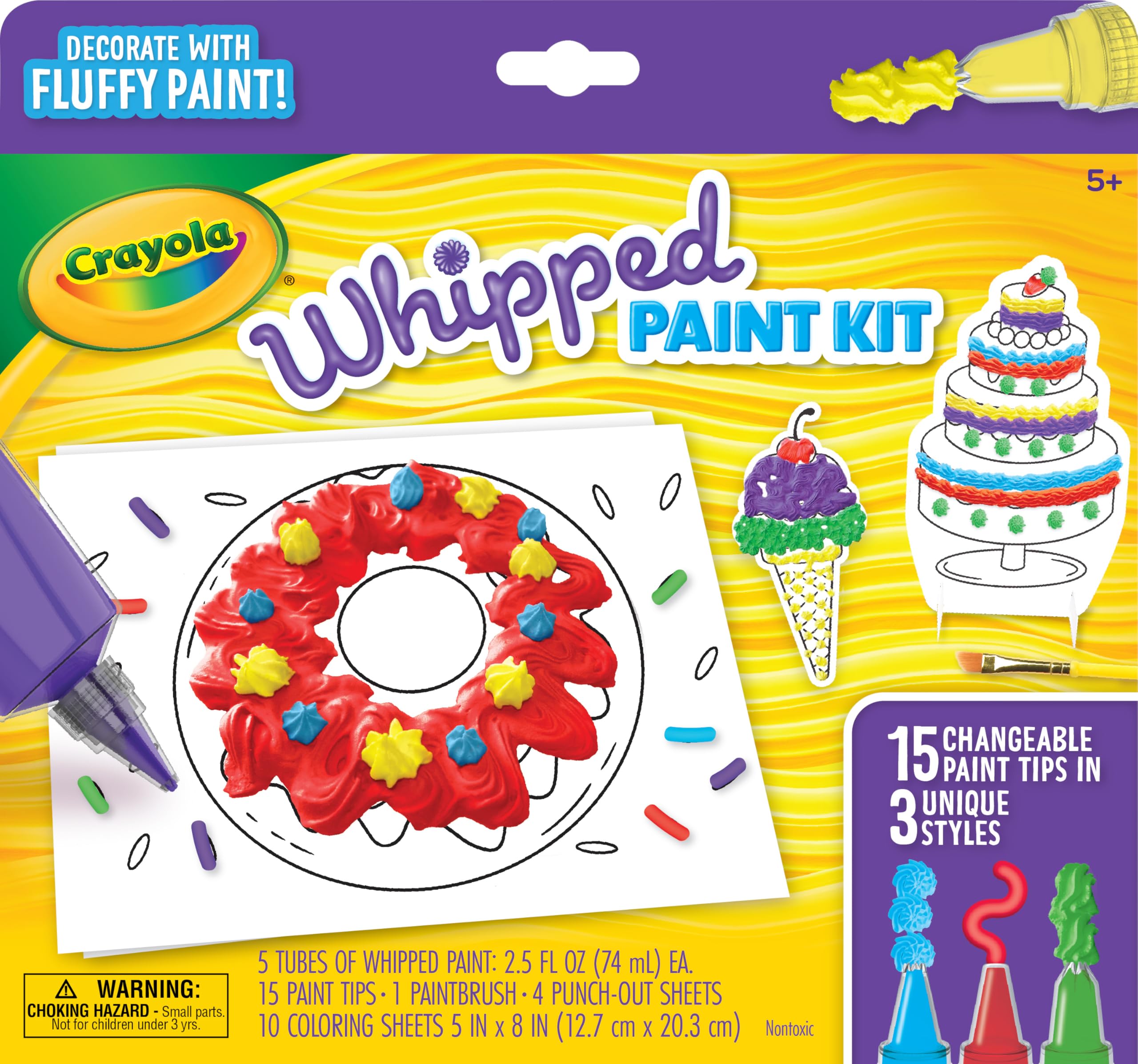 Foto 1 | Set De Pintura Crayola Whipped Puff Paint 3d Para Niños Mayores De 5 Años - Venta Internacional.