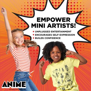 Foto 3 | Libro Para Colorear Hecho Por Mí, Artista De Anime Con Material De Arte Para Niños De 4 A 8 Años - Venta Internacional