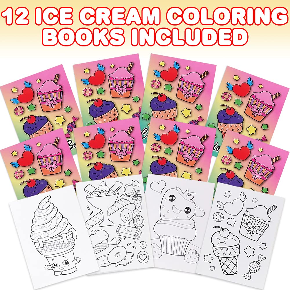 Foto 3 pulgar | Libros Para Colorear Artcreativity Helado Para Niños De 5 X 7 Pulgadas, Juego De 12 - Venta Internacional.