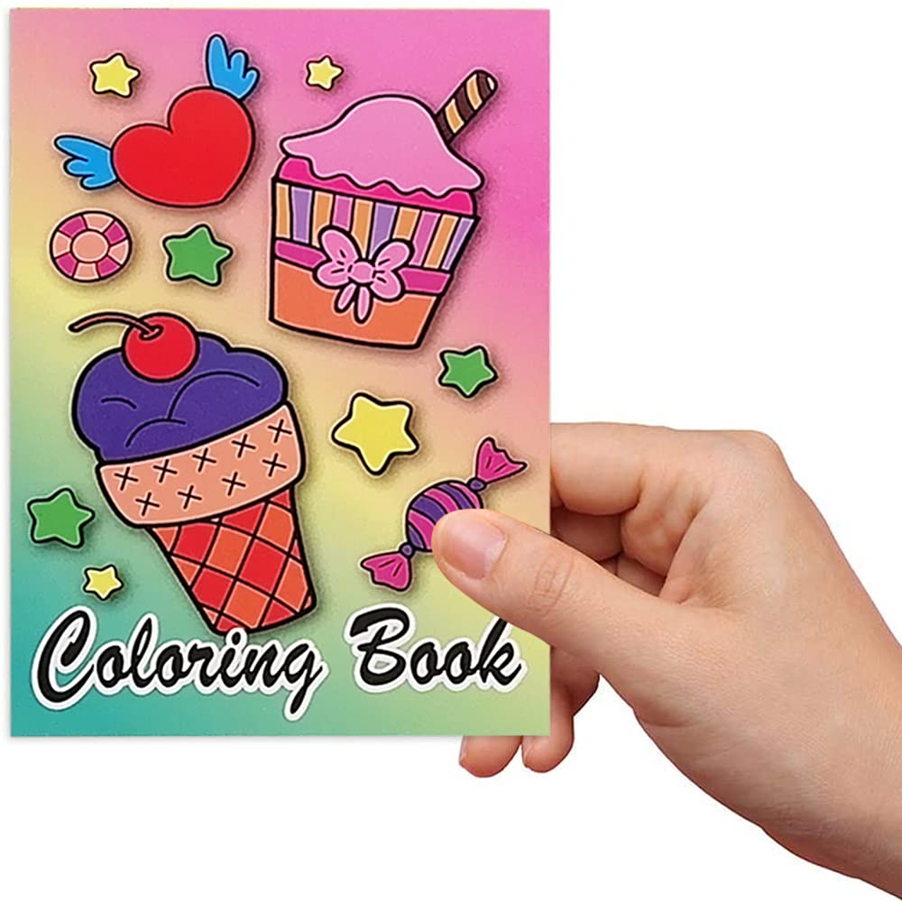 Foto 4 | Libros Para Colorear Artcreativity Helado Para Niños De 5 X 7 Pulgadas, Juego De 12 - Venta Internacional.
