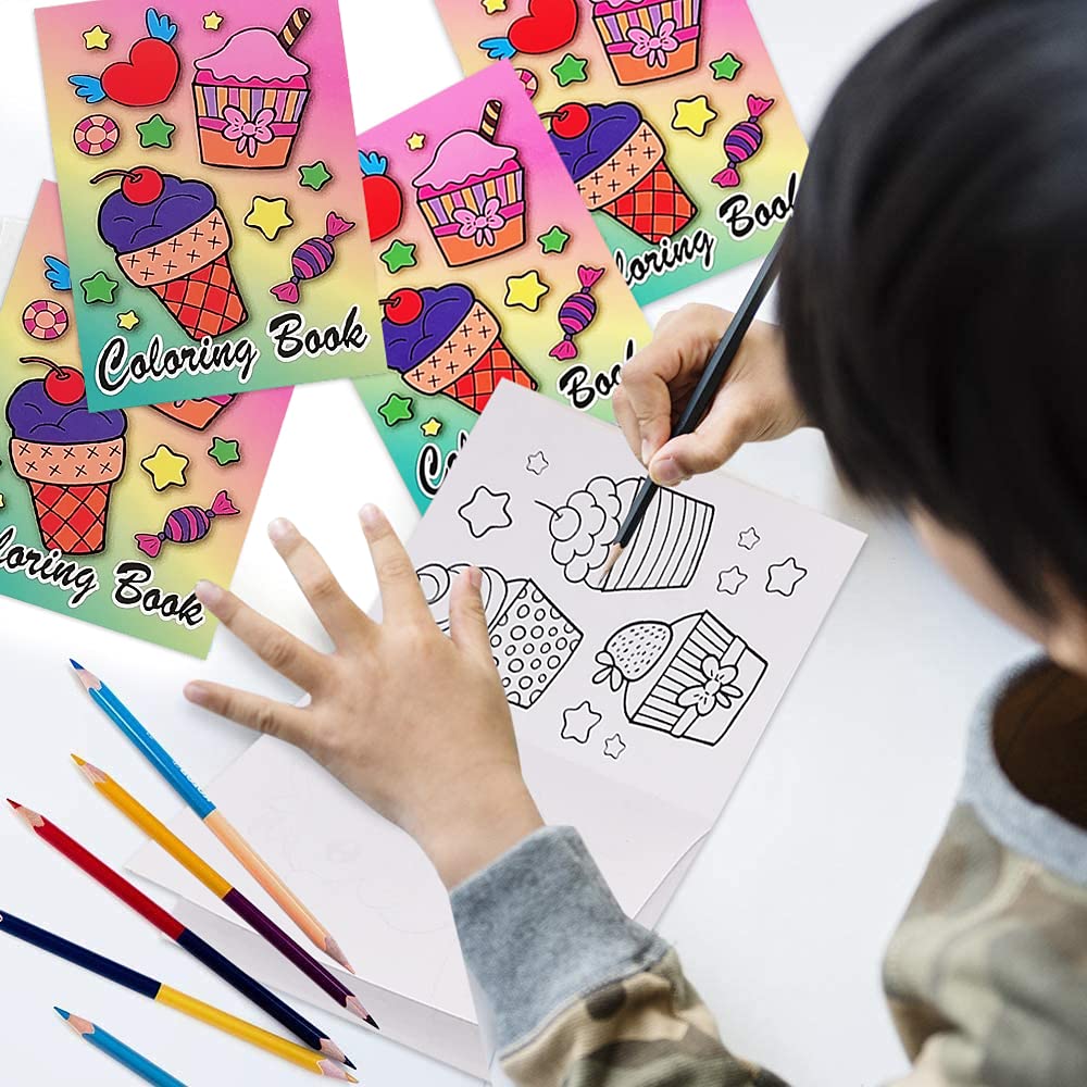 Foto 5 | Libros Para Colorear Artcreativity Helado Para Niños De 5 X 7 Pulgadas, Juego De 12 - Venta Internacional.
