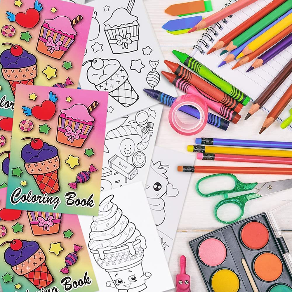 Foto 7 | Libros Para Colorear Artcreativity Helado Para Niños De 5 X 7 Pulgadas, Juego De 12 - Venta Internacional.