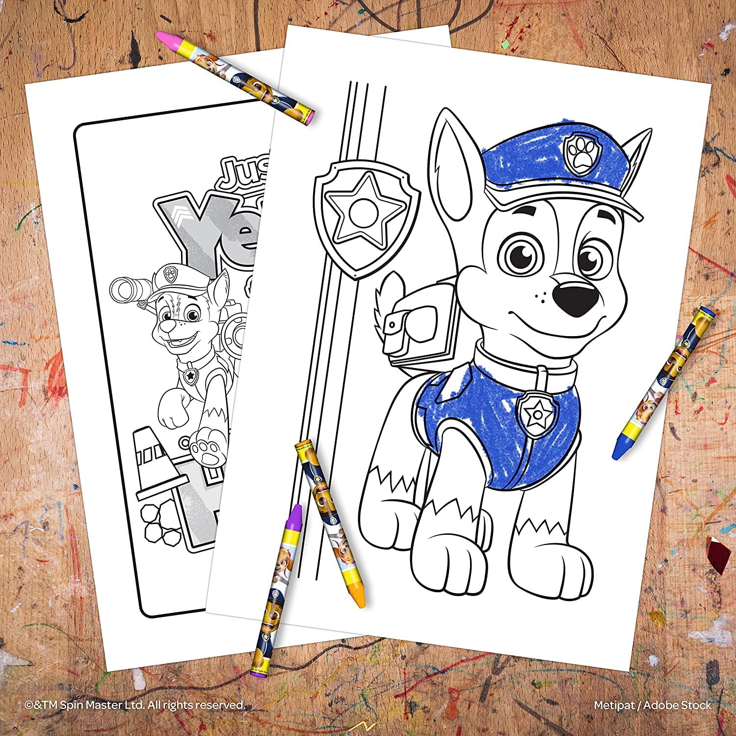 Foto 6 pulgar | Set De Libros Para Colorear Paw Patrol Gigantic  192 Peniques  Con 48 Crayones - Venta Internacional.