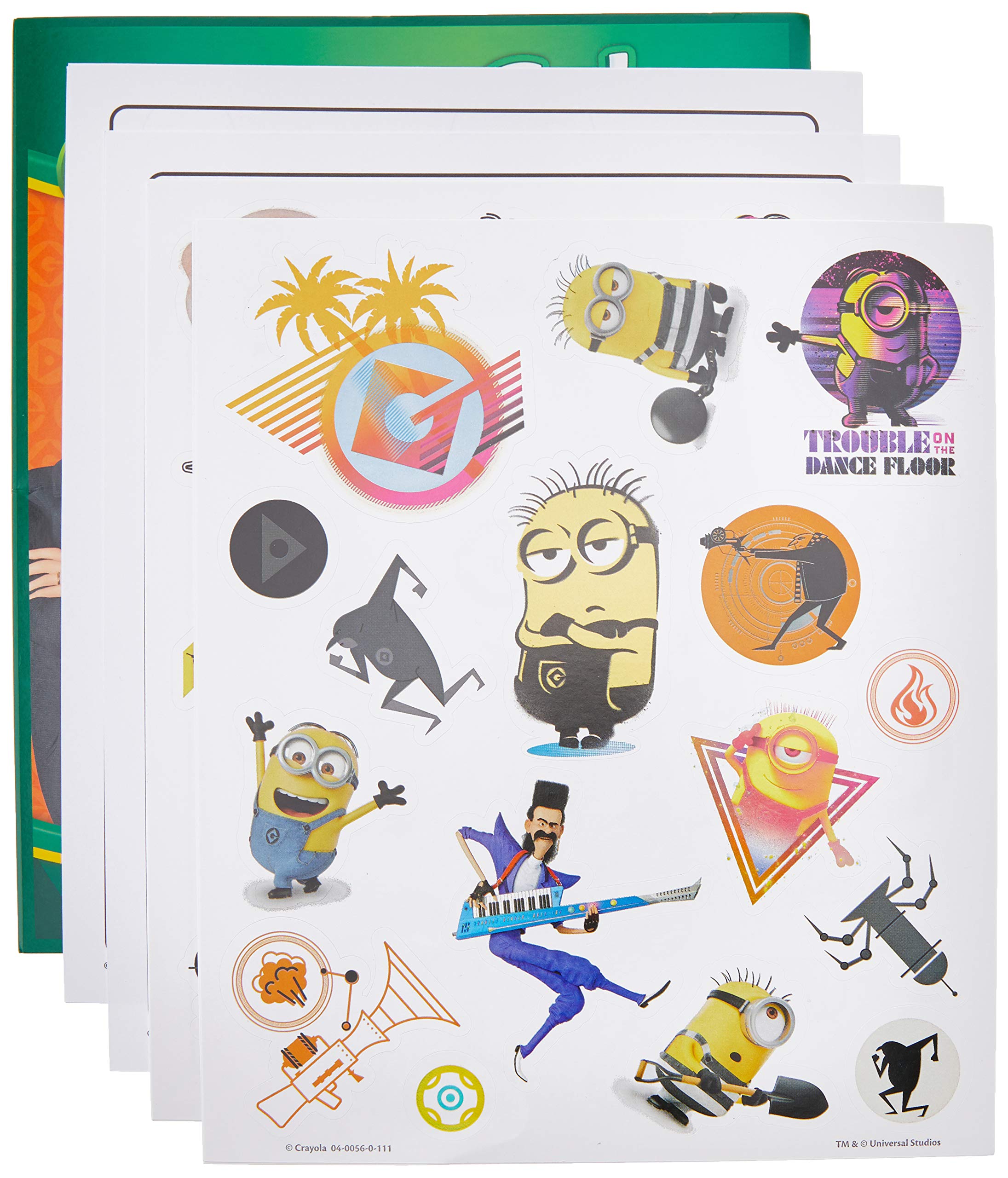 Foto 4 pulgar | Libro De Colores Y Pegatinas Crayola Despicable Me 3 Niños De 3 A 6 Años - Venta Internacional.