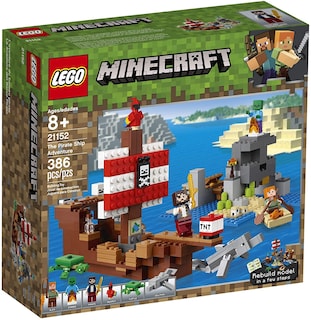 Foto 1 | Lego Minecraft The Pirate Ship Adventure 21152 - Venta Internacional