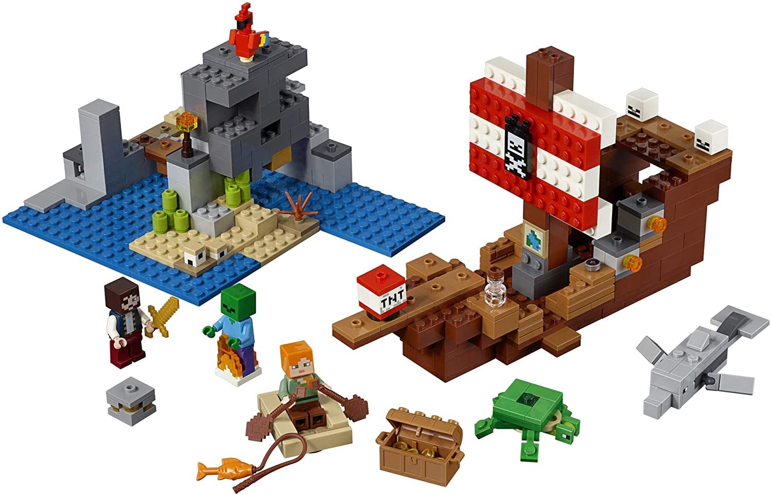 Foto 4 pulgar | Lego Minecraft The Pirate Ship Adventure 21152 - Venta Internacional